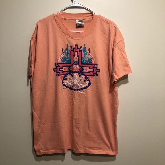 Vintage 1994 Dallas Texas Aztec Shirt - Picture 2 of 8